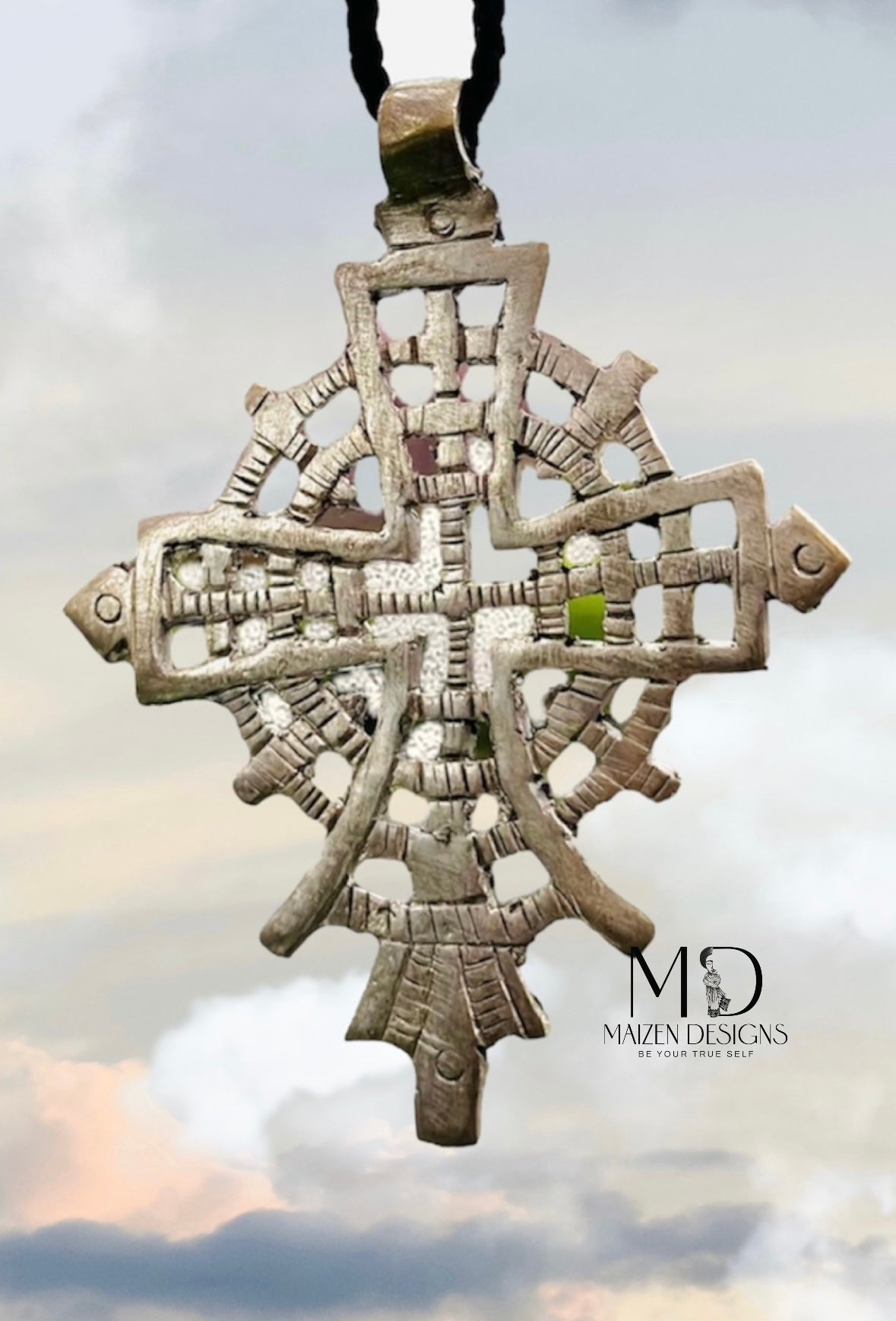 Handcrafted Ethiopian Bronze Cross