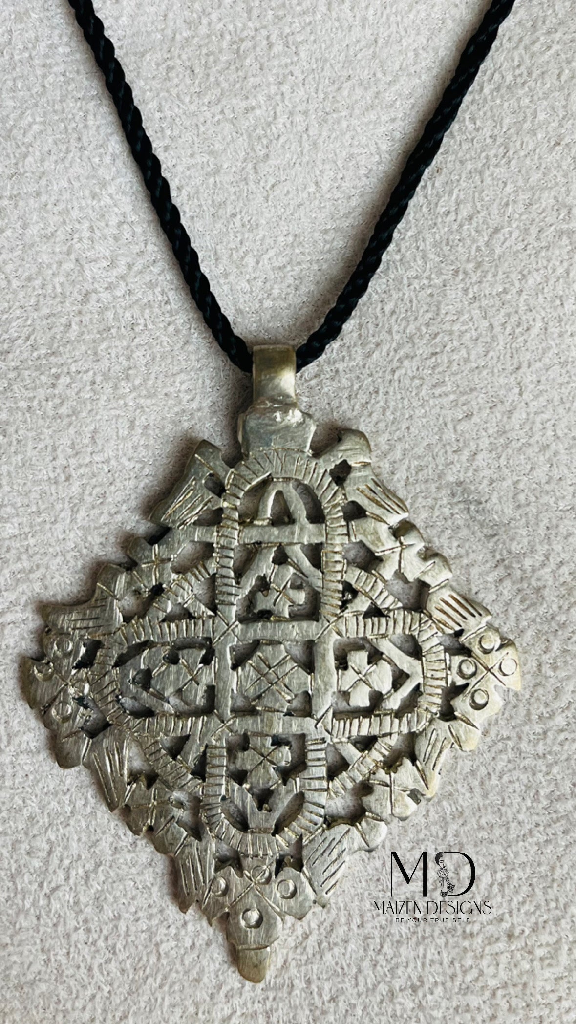 Handcrafted Ethiopian Bronze Cross