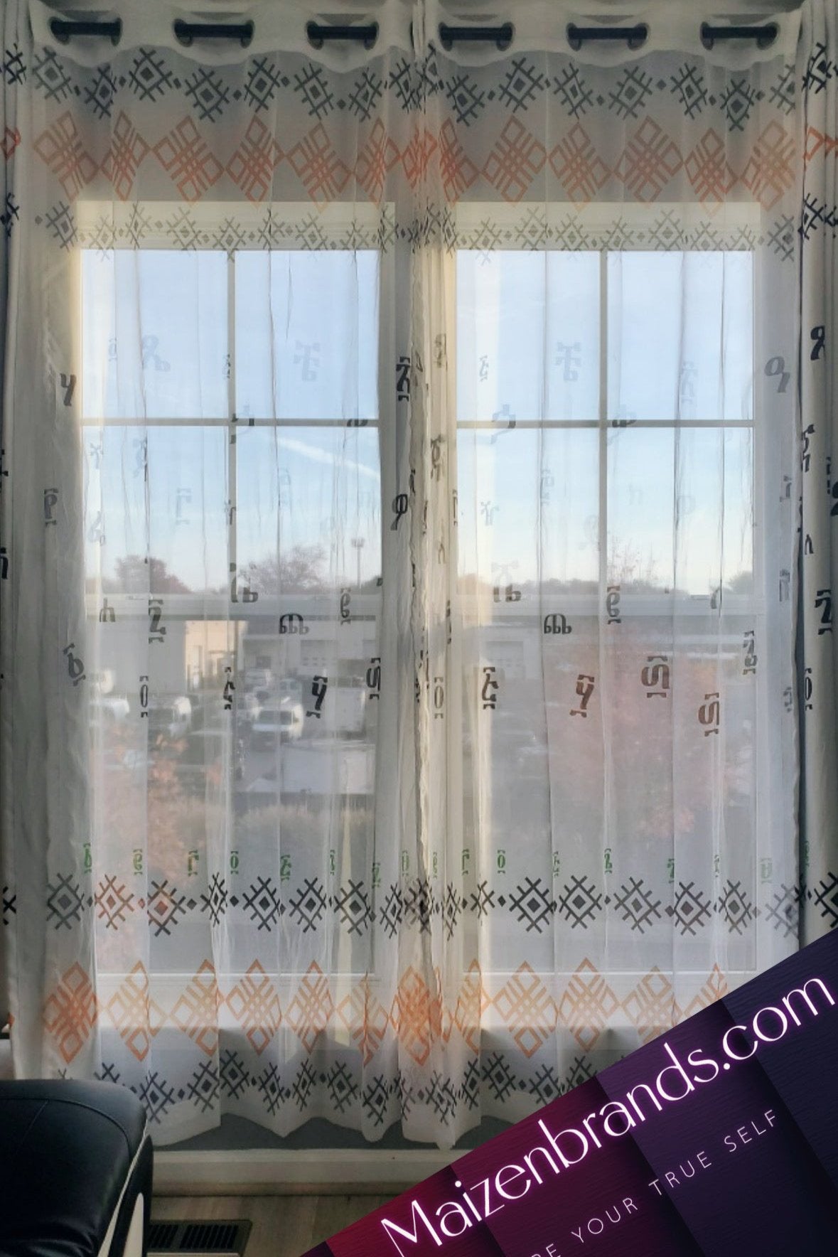 Geez-Inspired Blackout & Sheer Drapes