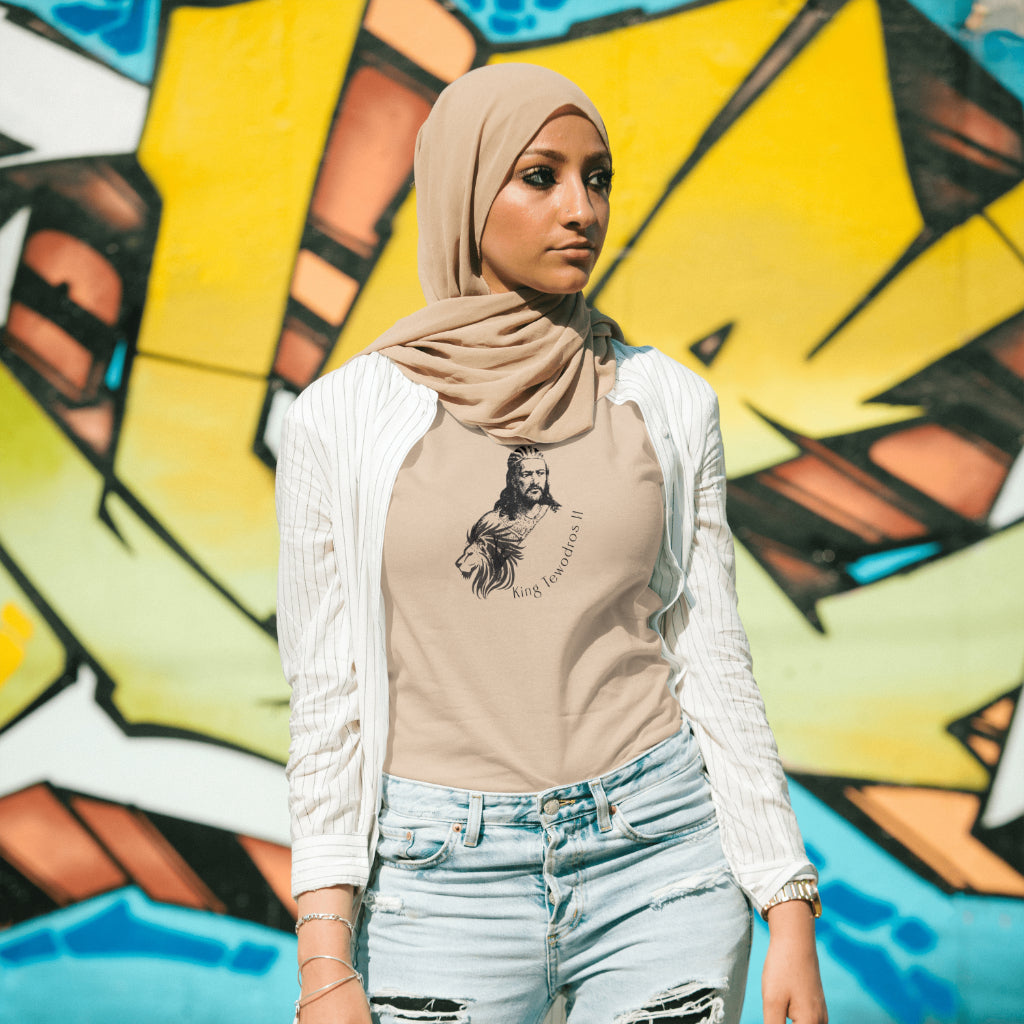 King Tewodros Unisex t-shirt ethiopia - ©maizen design