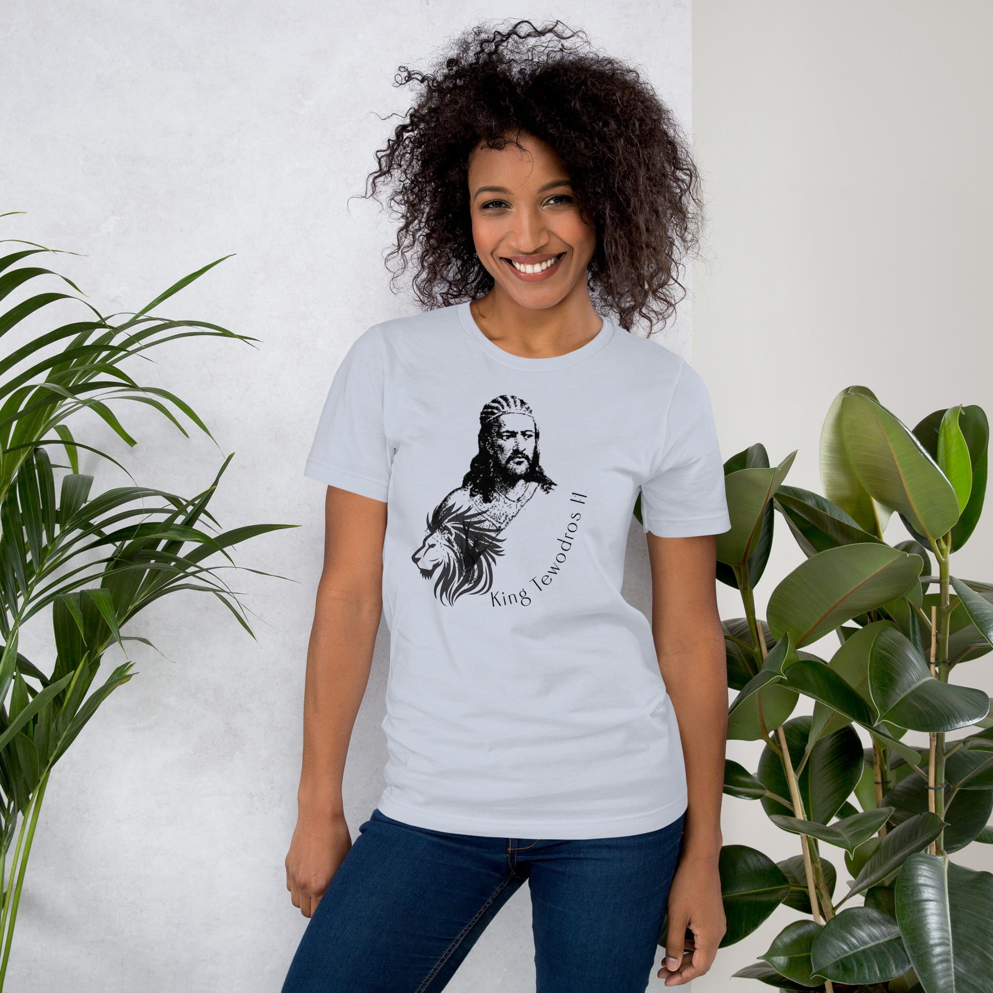 King Tewodros Softz Red Unisex t-shirt ethiopia - ©maizen design