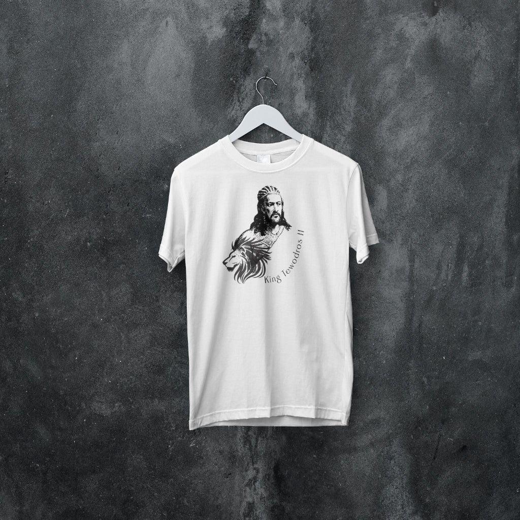 King Tewodros Unisex t-shirt ethiopia
