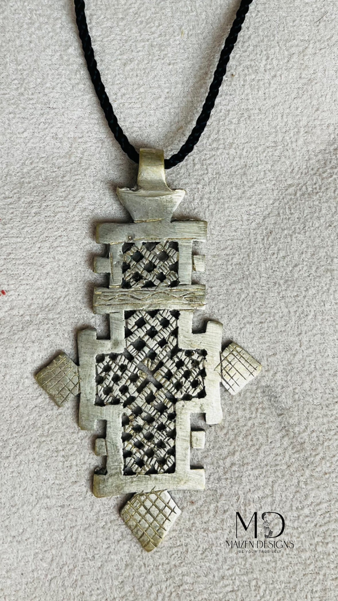 Handcrafted Ethiopian Bronze Cross