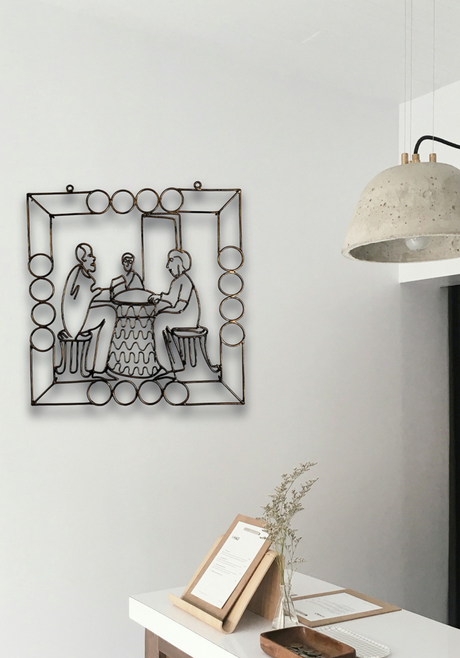 Handmade Metal Wall Decor Living Room & Office