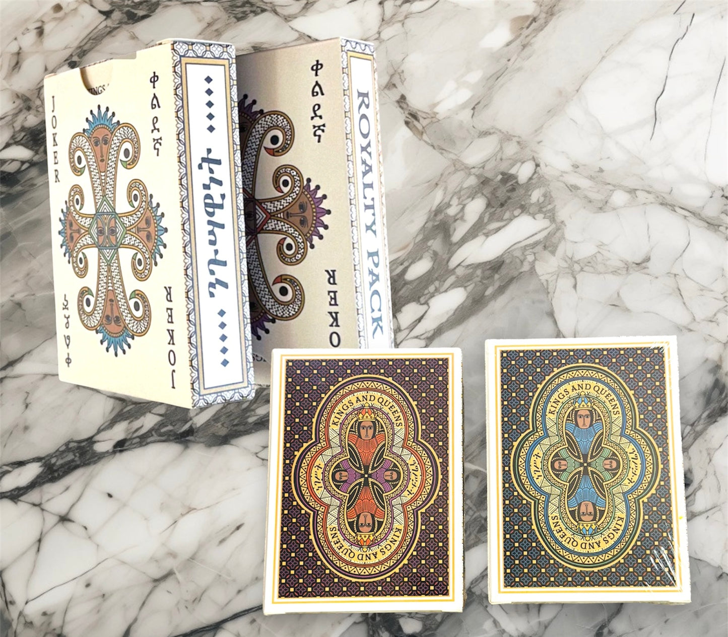 Royalty Pack Standard Playing Cards - Ethiopian Royalty Touch