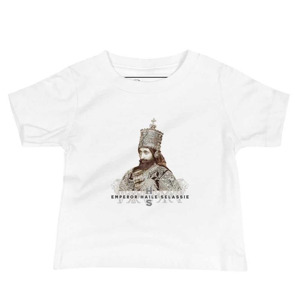 King Haile Selassie Baby Jersey Short Sleeve Tee