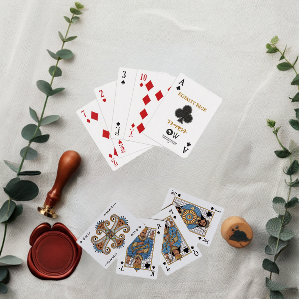 Royalty Pack Standard Playing Cards - Ethiopian Royalty Touch