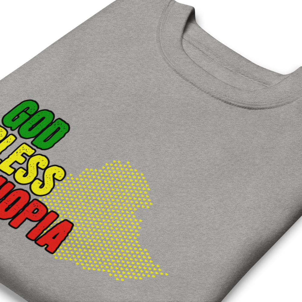 God Bless Ethiopia Unisex Premium Sweatshirt