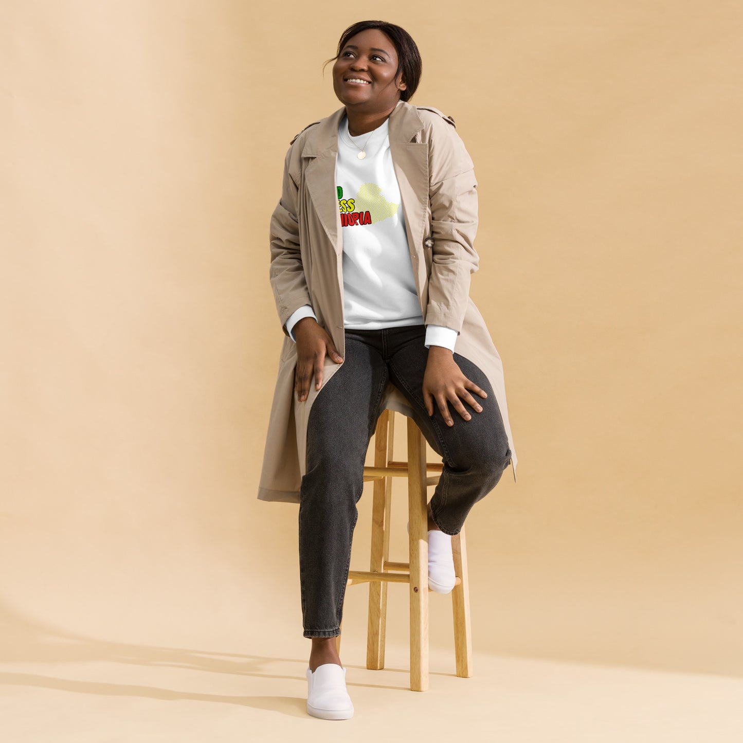 God Bless Ethiopia Unisex Premium Sweatshirt