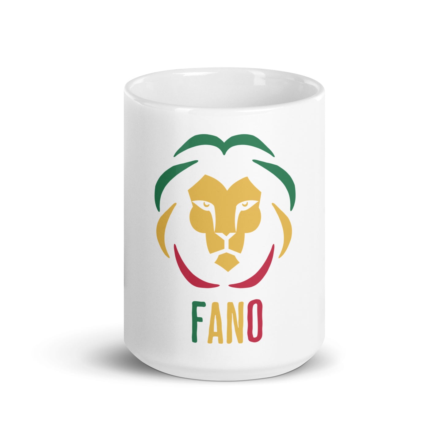 Fano White glossy mug