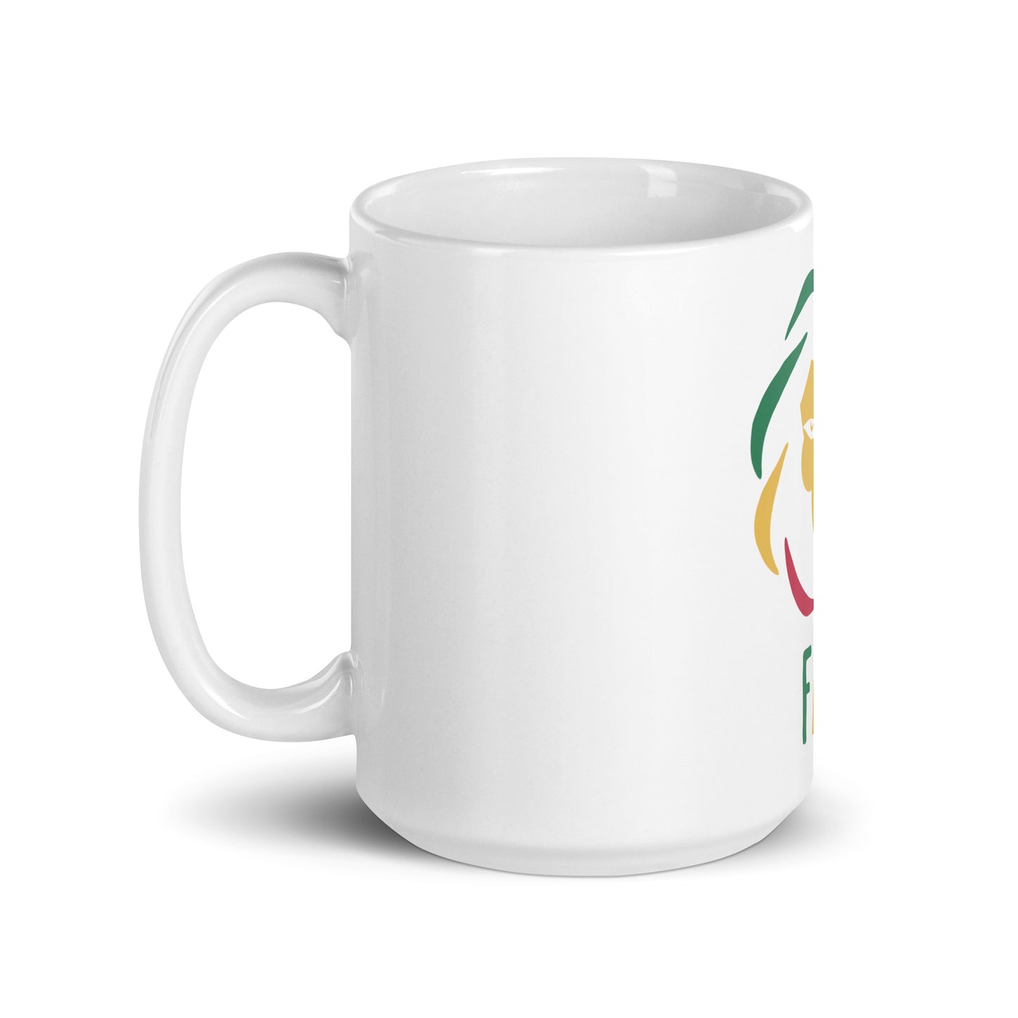 Fano White glossy mug