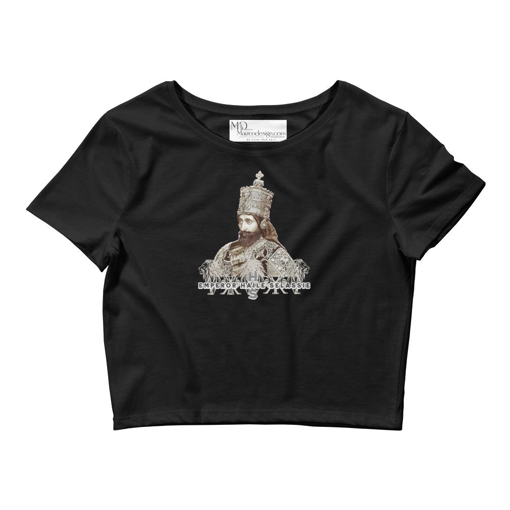 King Haile Selassie Women’s Crop Tee