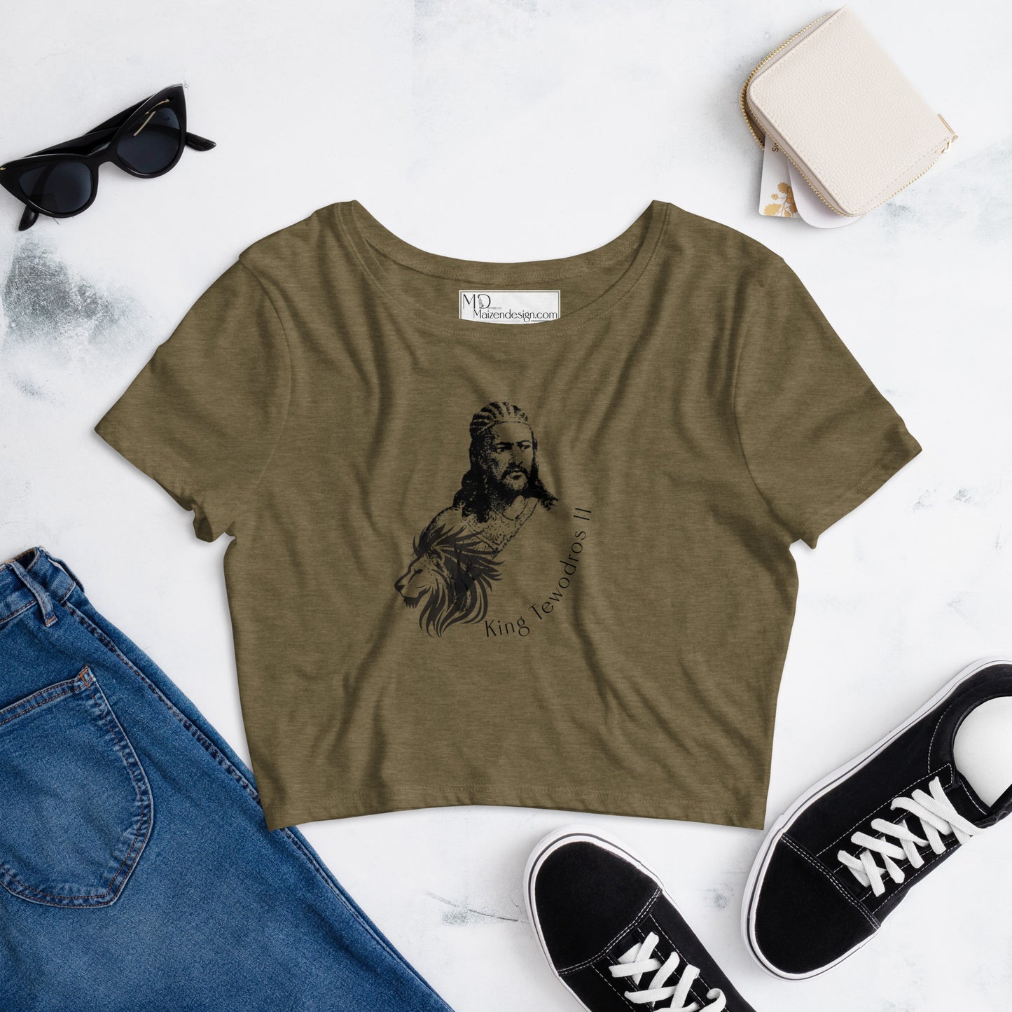 Tewodros II Women’s Crop Tee