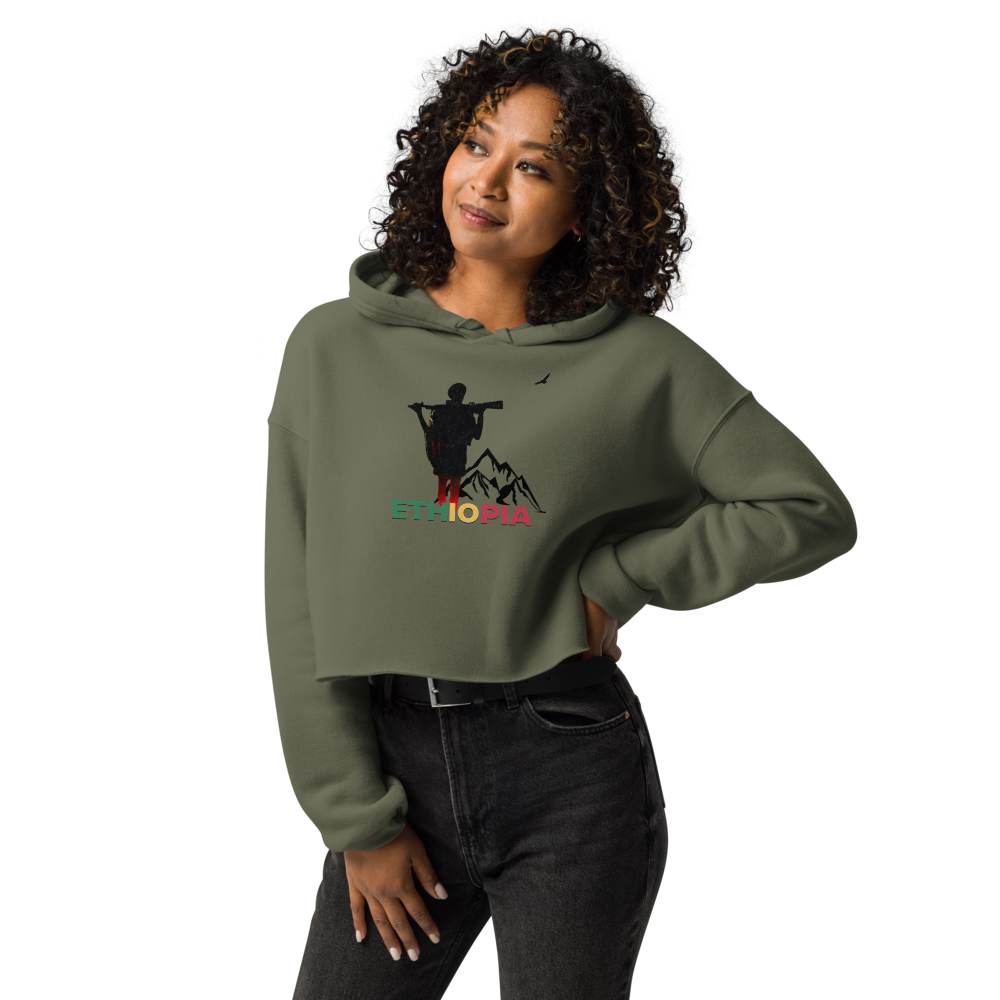 Ethiopia Crop Hoodie