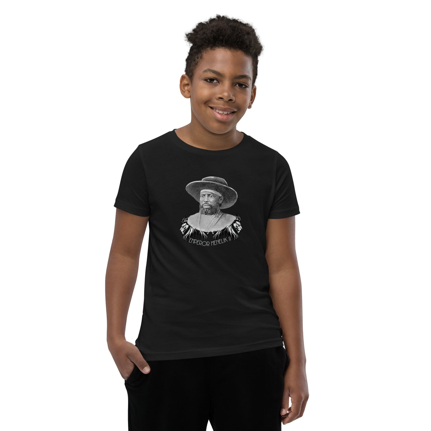 Menelik Youth Short Sleeve T-Shirt