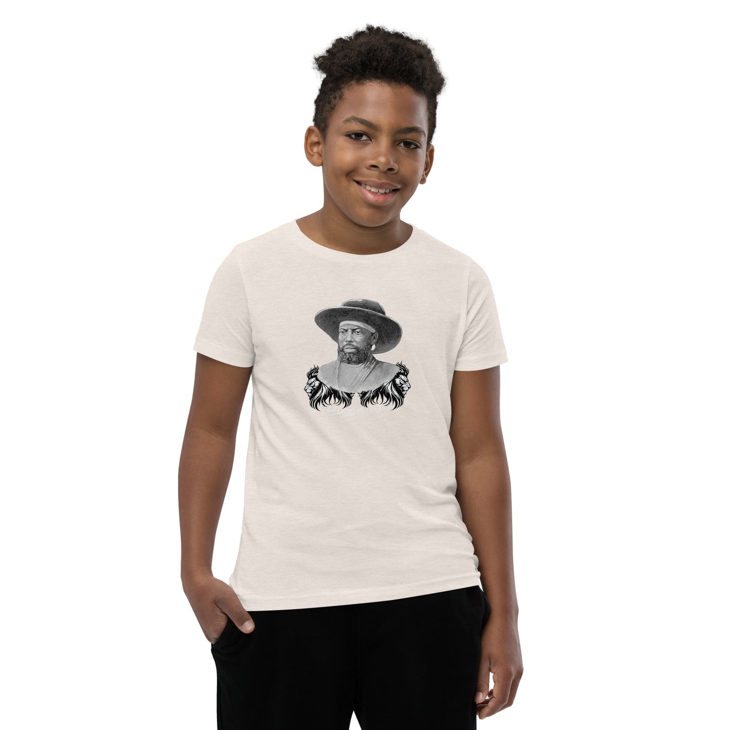 Menelik Youth Short Sleeve T-Shirt