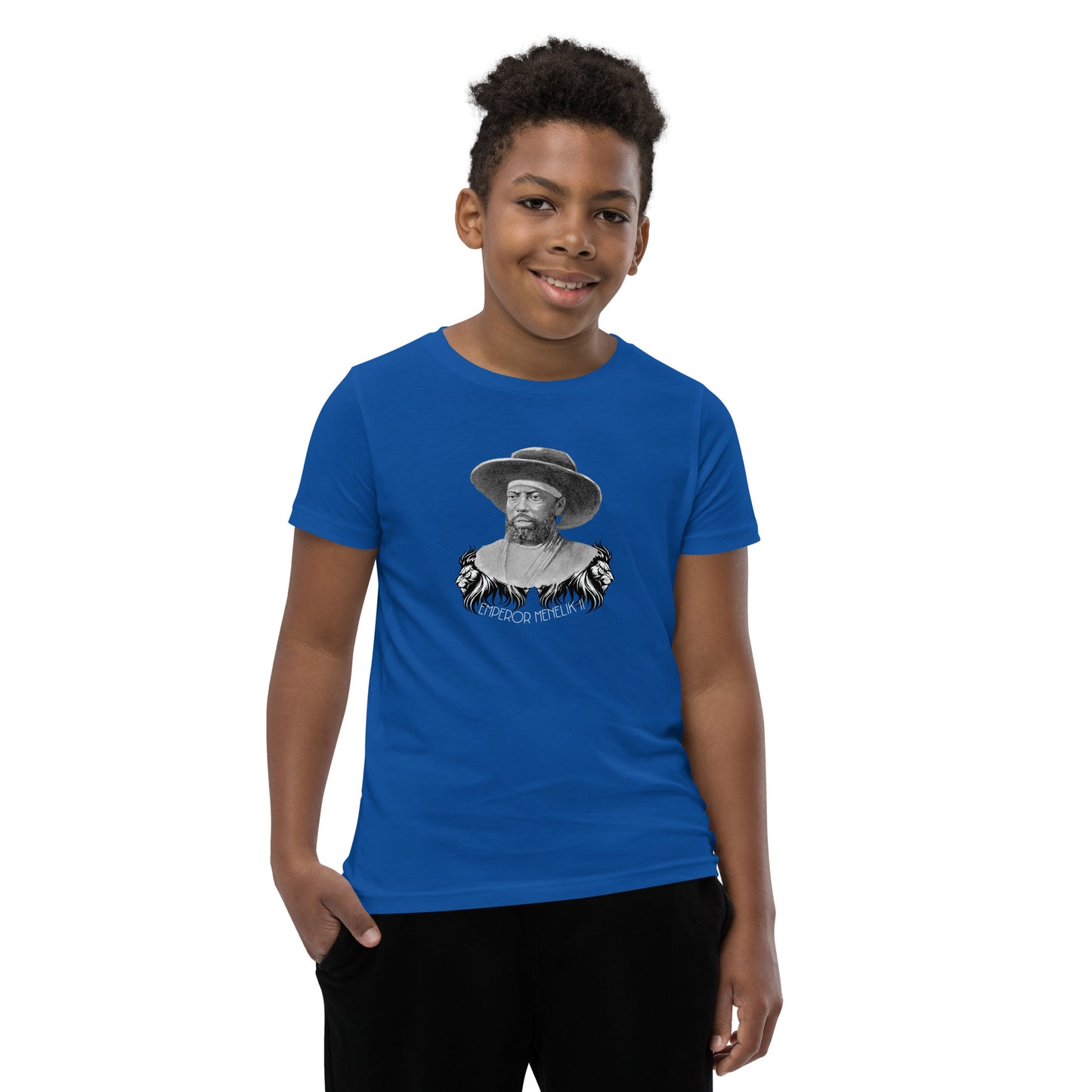 Menelik Youth Short Sleeve T-Shirt